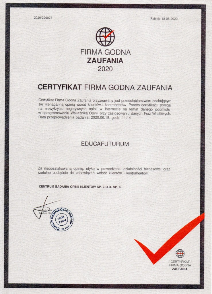 firma godna zaufania